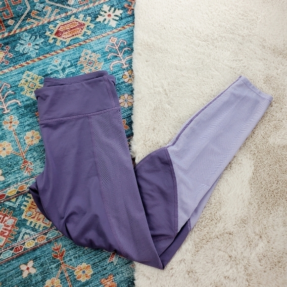 Joy Lab Purple Mesh Ankle Legging Small - Picture 1 of 8